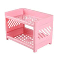 LevaDesk DuoDeck Double-Shelf Storage Rack
