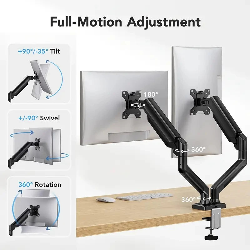 LevaDesk DualArc Dual Monitor Mount