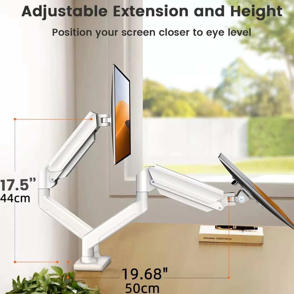 LevaDesk DualArc Dual Monitor Mount