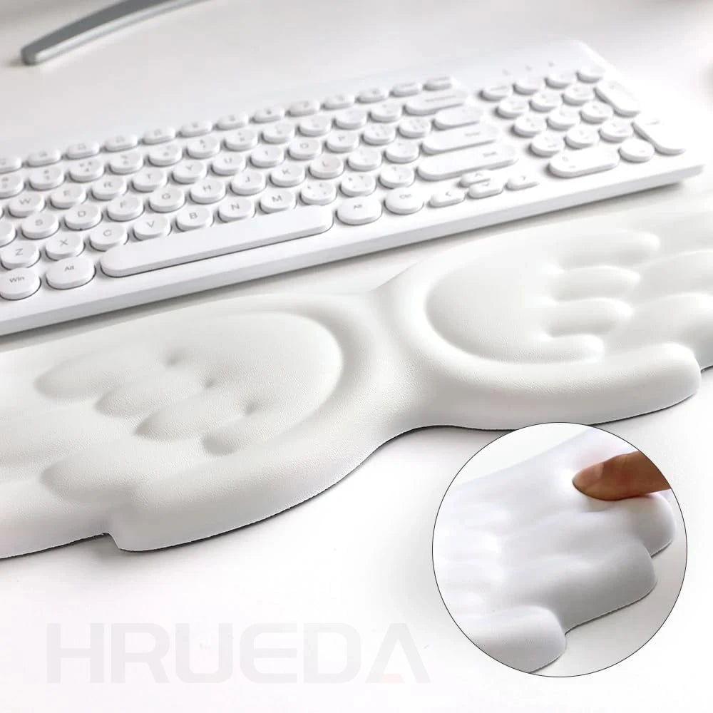 LevaDesk WingRest Memory Foam Wrist Set