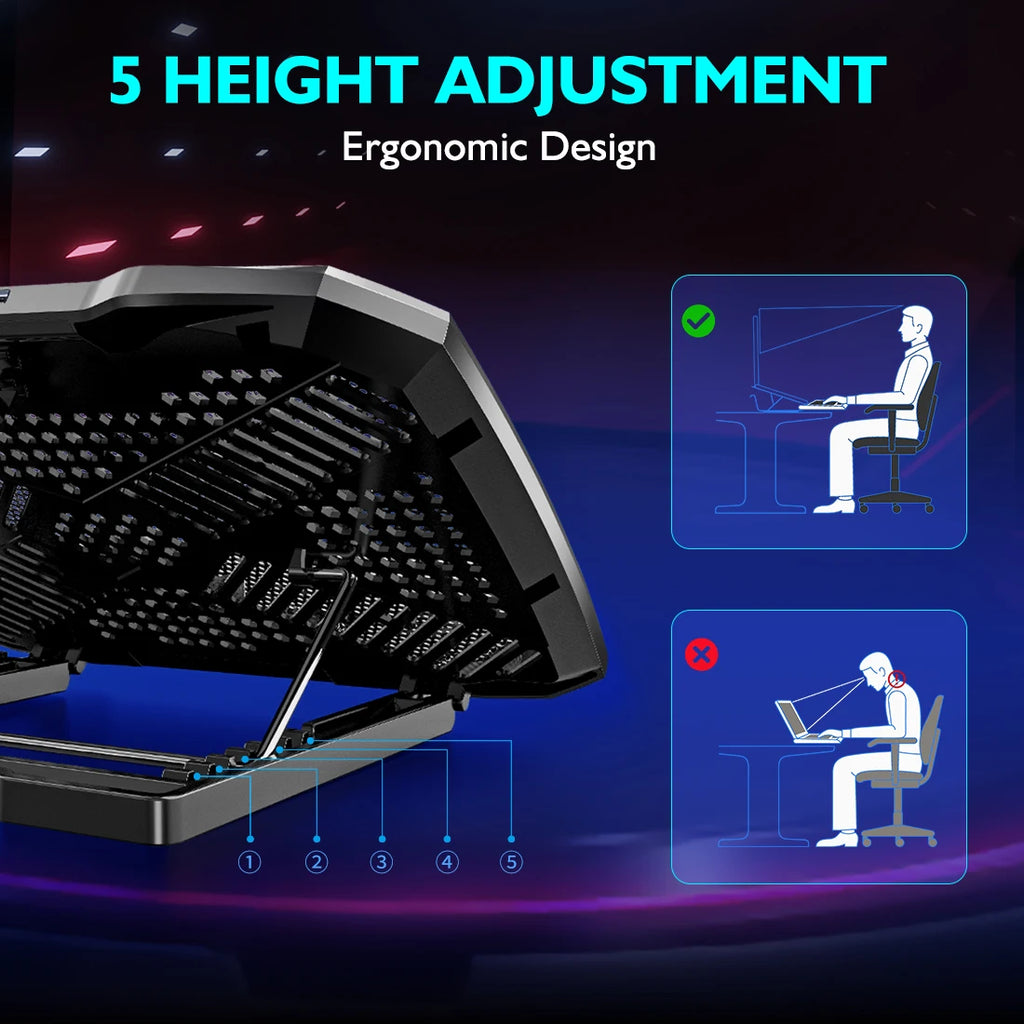 LevaDesk AirCool Laptop Cooling Pad