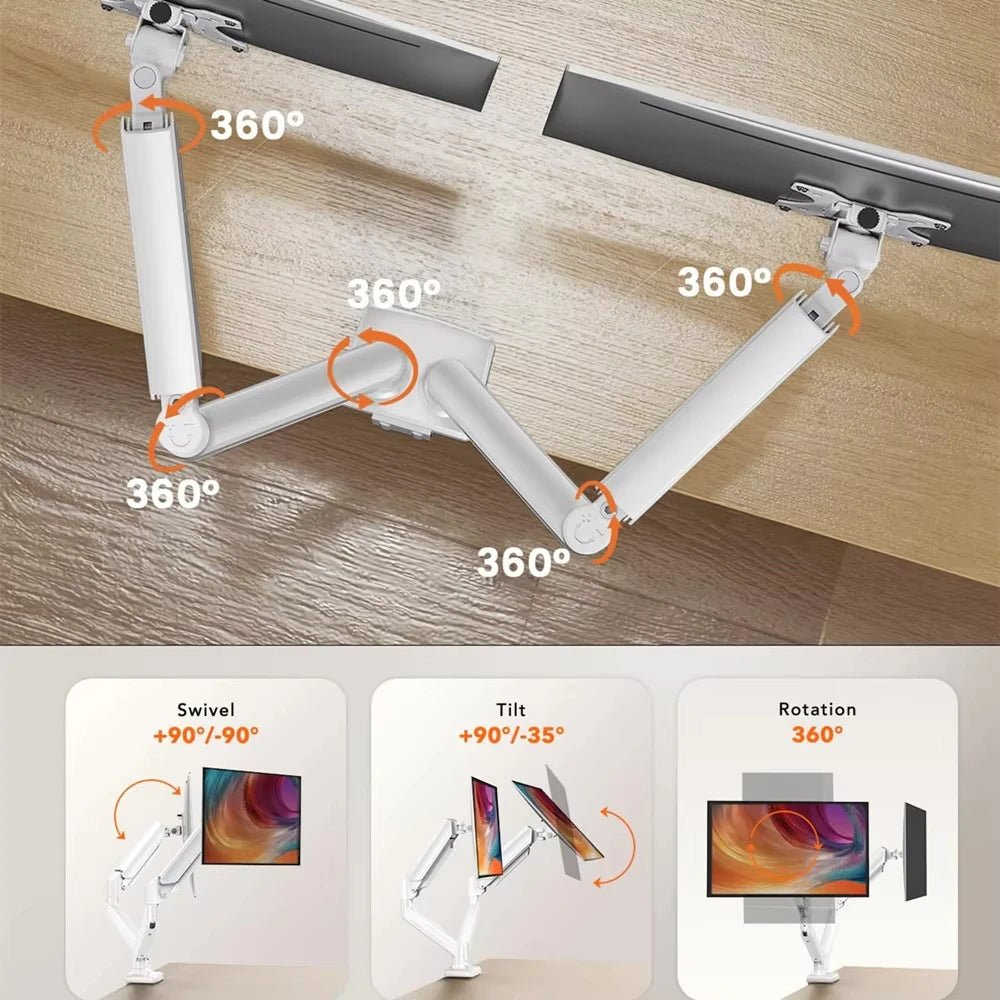 LevaDesk DualArc Dual Monitor Mount