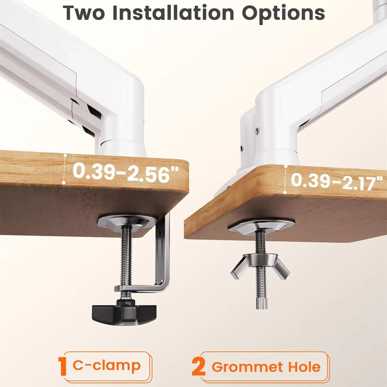 LevaDesk DualArc Dual Monitor Mount